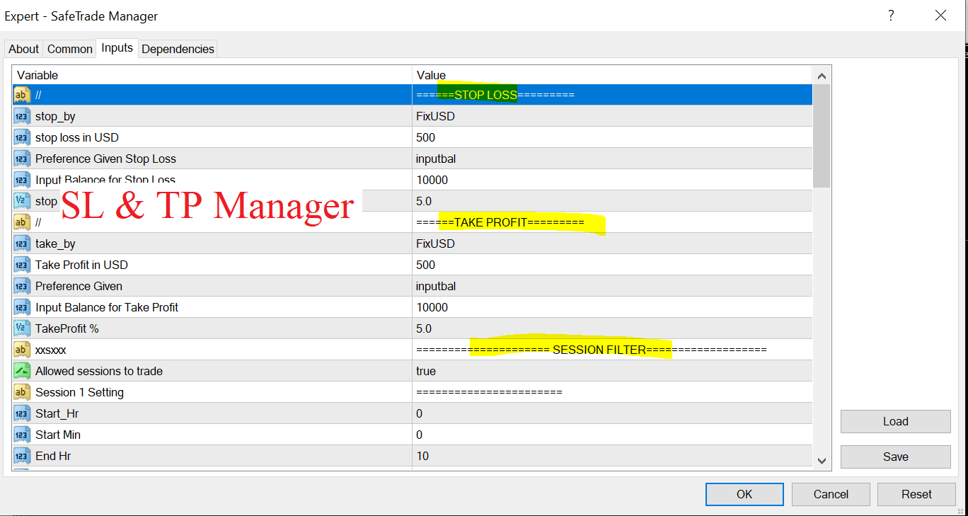 SafeTrade Manager MT4