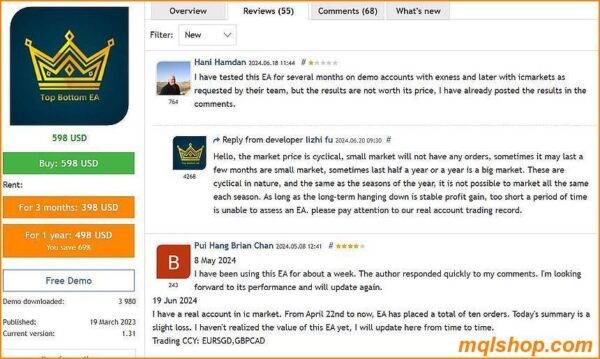 top bottom ea mt4 user reviews