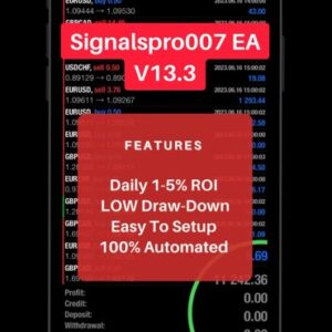 Signalspro007 EA MT4 live results