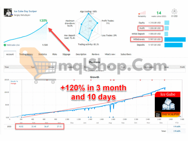 EA Ice Cube Scalper MT4 results 3