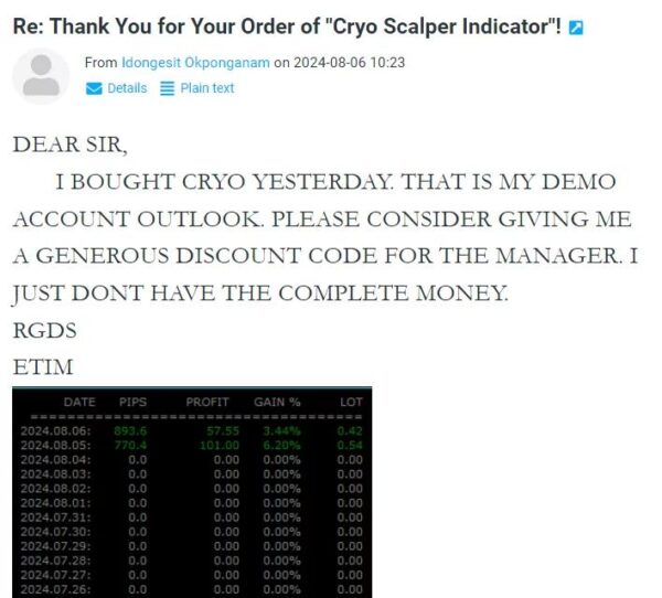 cryo scalper indicator manager ea mt4 user reviews 2