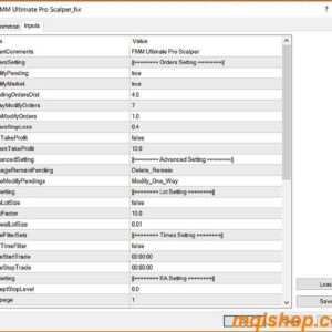 fmm ultimate pro scalper ea settings