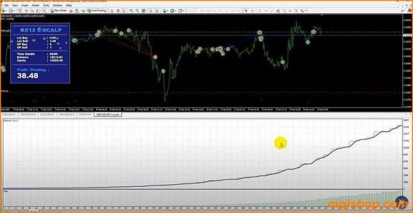 gx12 e scalp ea backtest