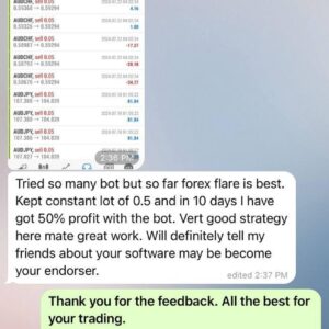 Forex Flare EA results 3