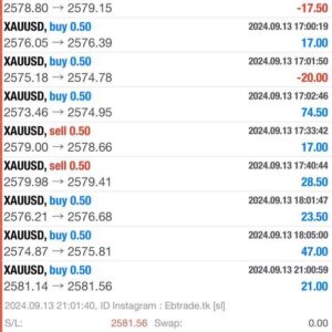 Z4scalp EA MT4 live results