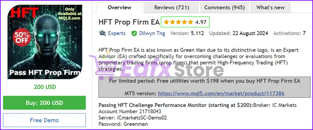 Top hft prop firms offering high-quality eas firm review